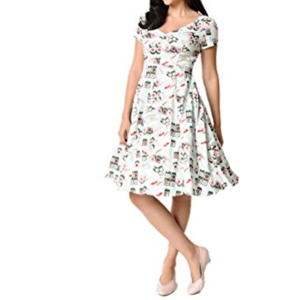 Mint & Sushi Short Sleeve Phoebe Swing Dress